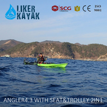 2016 Liker Angler Kayak, Barco de recreo Kayak de asiento individual